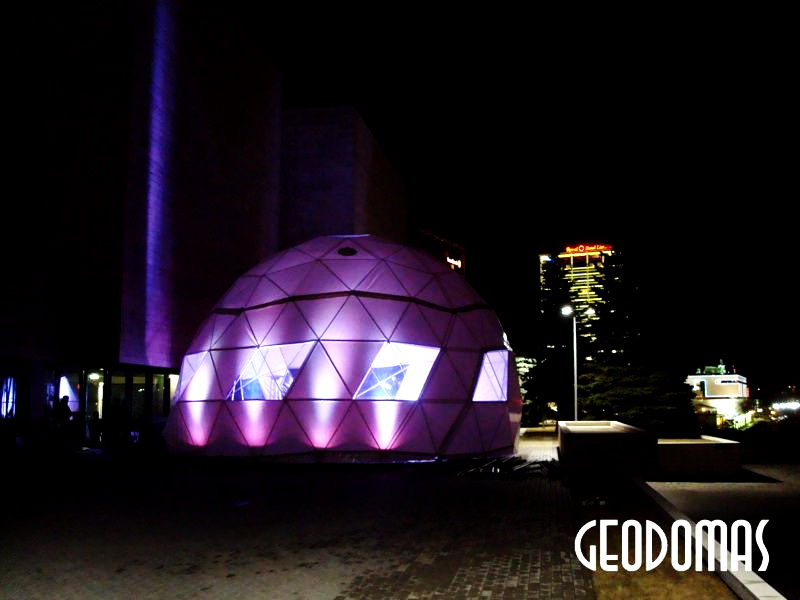 Portable Dome Ø11m for Mode Infection festival | Vilnius, Lithuania