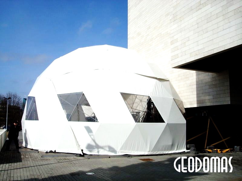 Portable Dome Ø11m for Mode Infection festival | Vilnius, Lithuania