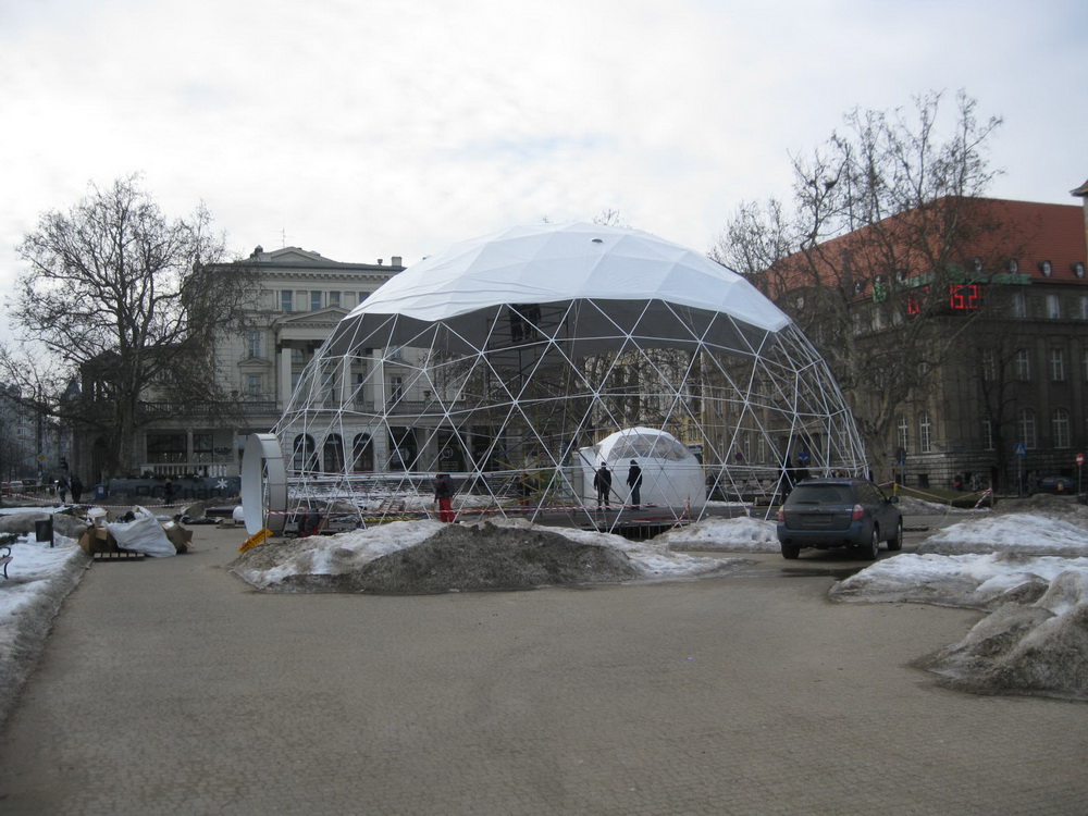 Multimedia Historical Exhibition “Slavic Myth” | Geodesic Domes Ø20m & Ø6m