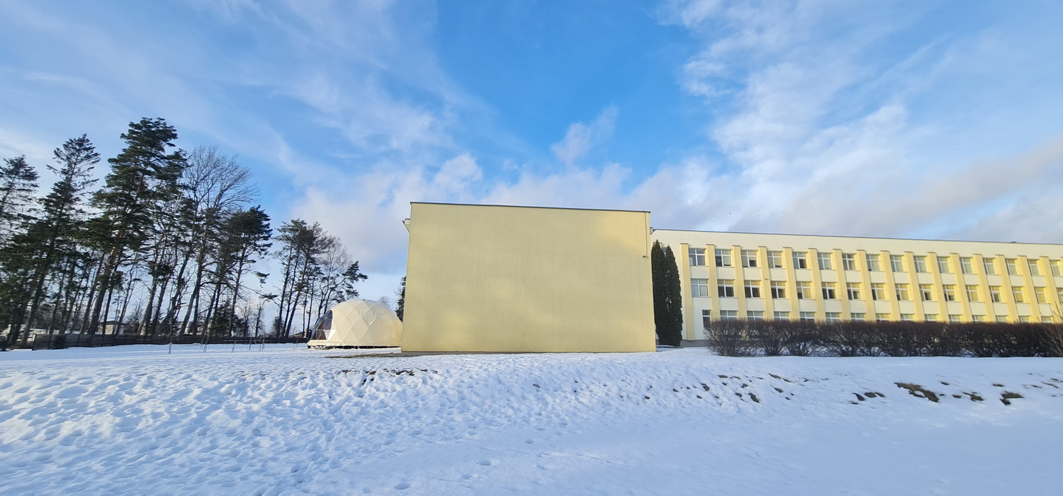 50m2 Mobile school Room Ø8m | Avizieniu High School