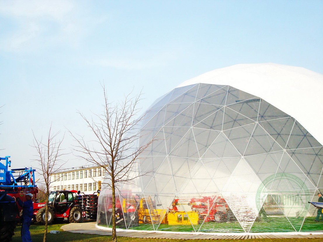 Portable Dome Ø20m for AgroBalt Expo Agriculture, Kaunas, Lithuania