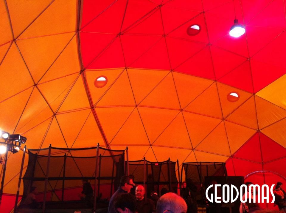 Tandarica Circus Passa Baret Cia Ø15m Geodesic Dome, Spain