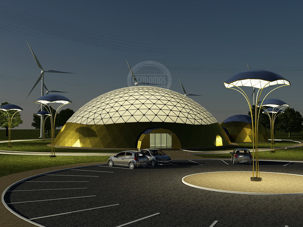 Geodesic Dome for Child Education Center 1200m2