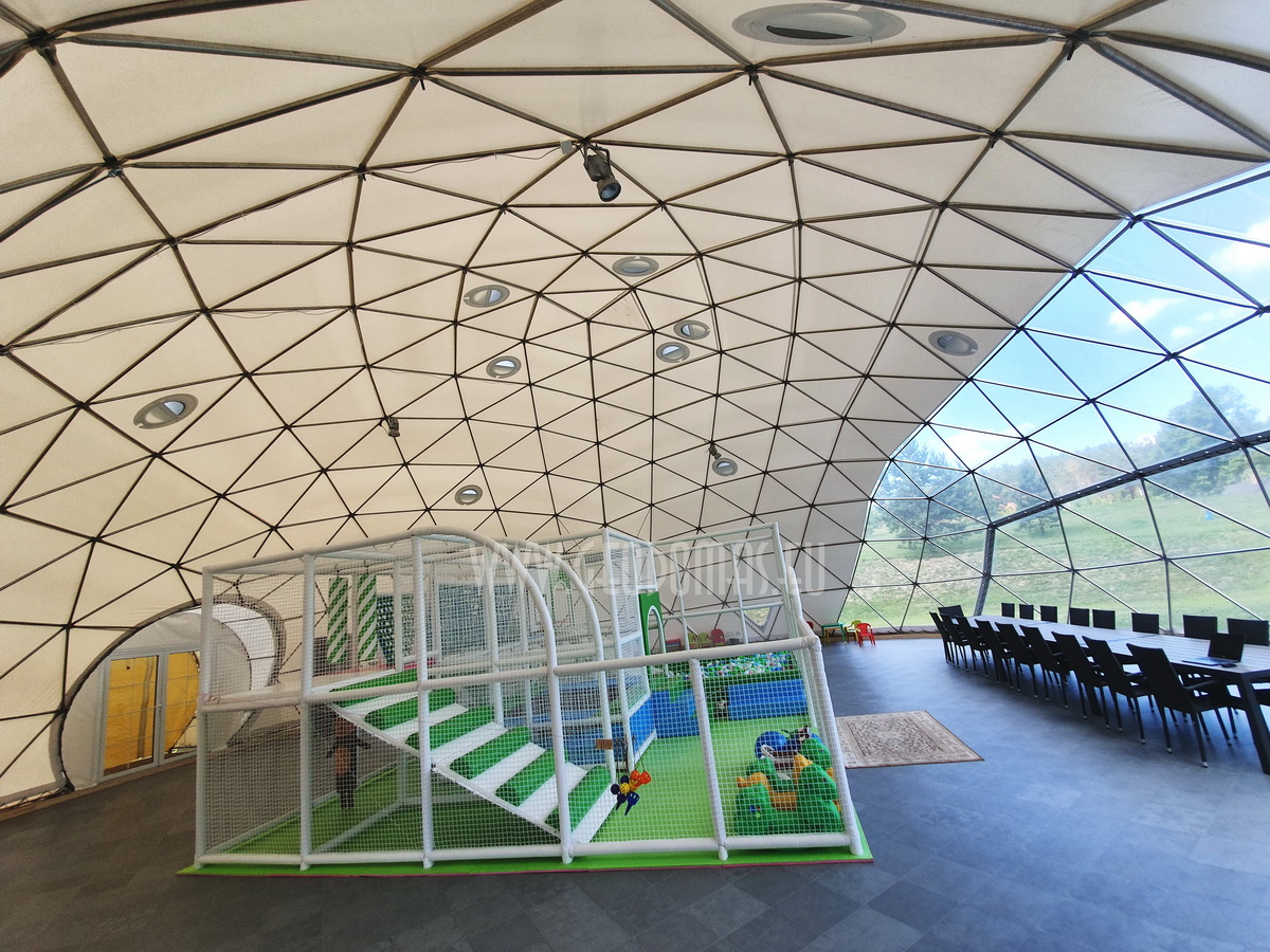 Ø18m F6 H6,5m Playground Dome | Margio recreational resort, Trakai