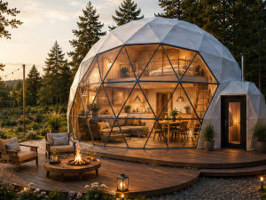 GLAMP PRO 70  Ø8m ▪︎ 50m² | CELOROČNÝ